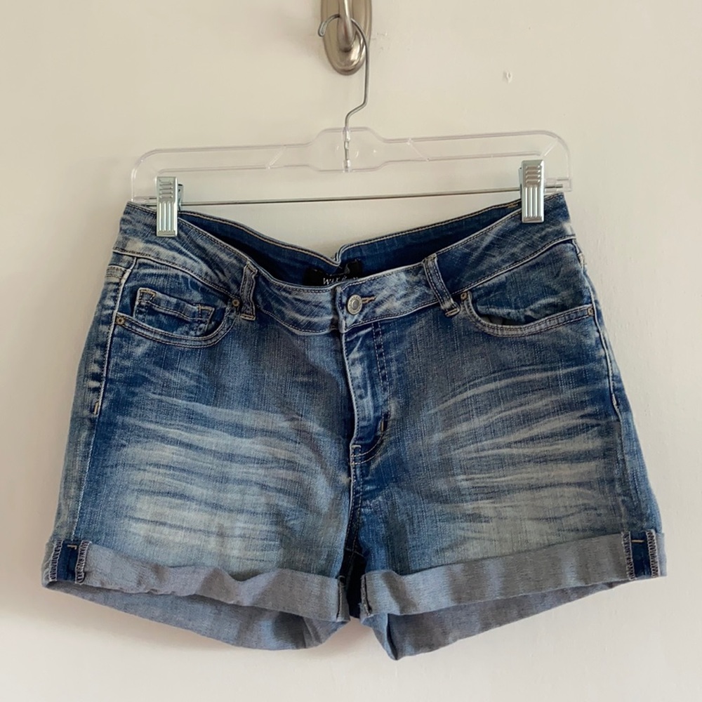 Denim shorts